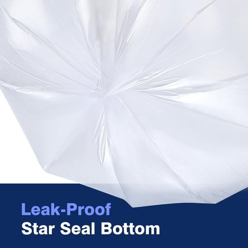 High-Density Trash Can Liners by [Brand Name] - 7-10 Gallon, 24'' x 24'', 1000 Count for Office & Industrial Use