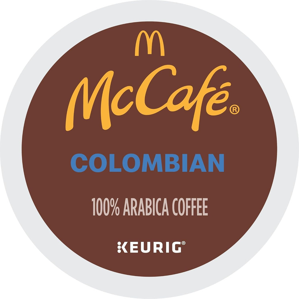 McCafe Colombian Coffee K-Cup Pods - Medium Roast, 60 Count (6 Packs of 10) for Keurig