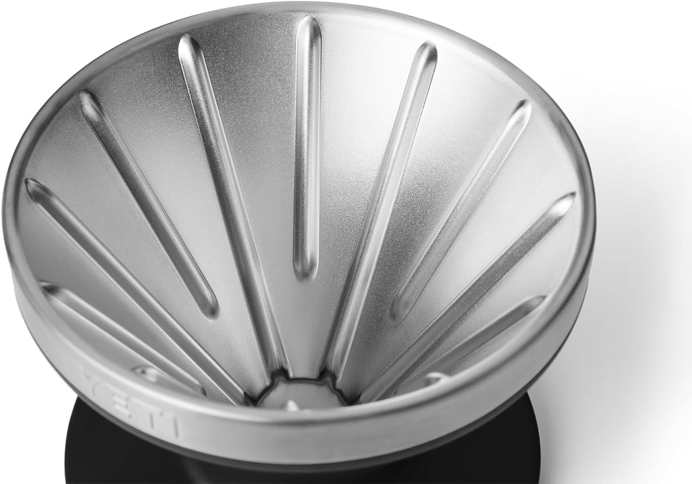 YETI Pour Over Coffee Maker Accessory - Perfect Coffee Extraction Anywhere | Stainless Steel, Fits V60 Filter, Black