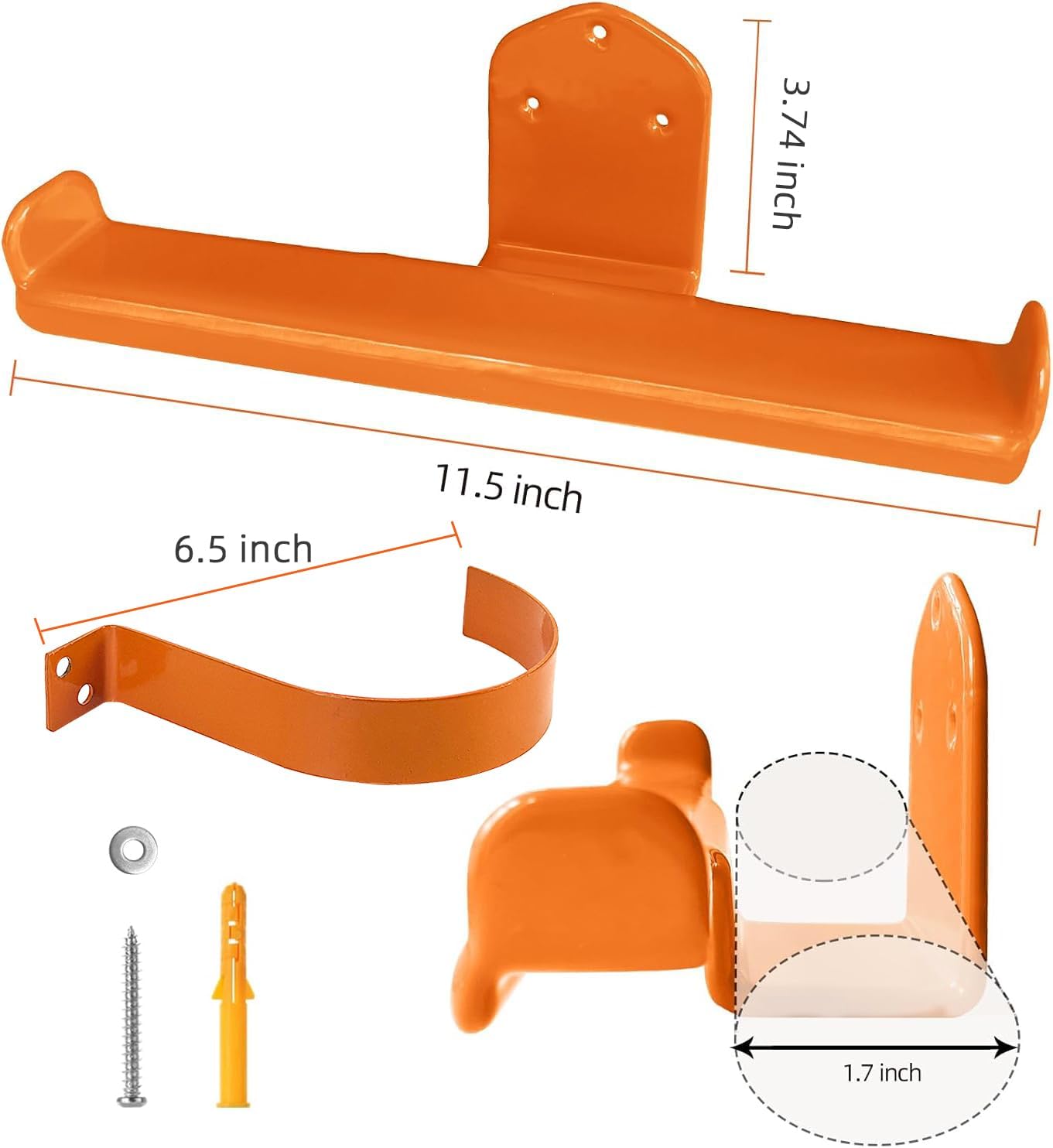 Backpack Leaf Blower Hanger - Heavy-Duty Wall Mount for Sprayers & Chainsaws | Garage Organization