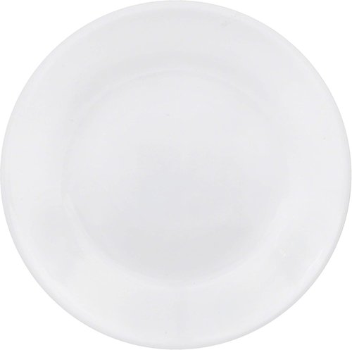 Corelle Vitrelle 6-Piece Salad Plate Set - Chip Resistant Triple Layer Glass, 6-3/4-Inch, Winter Frost White