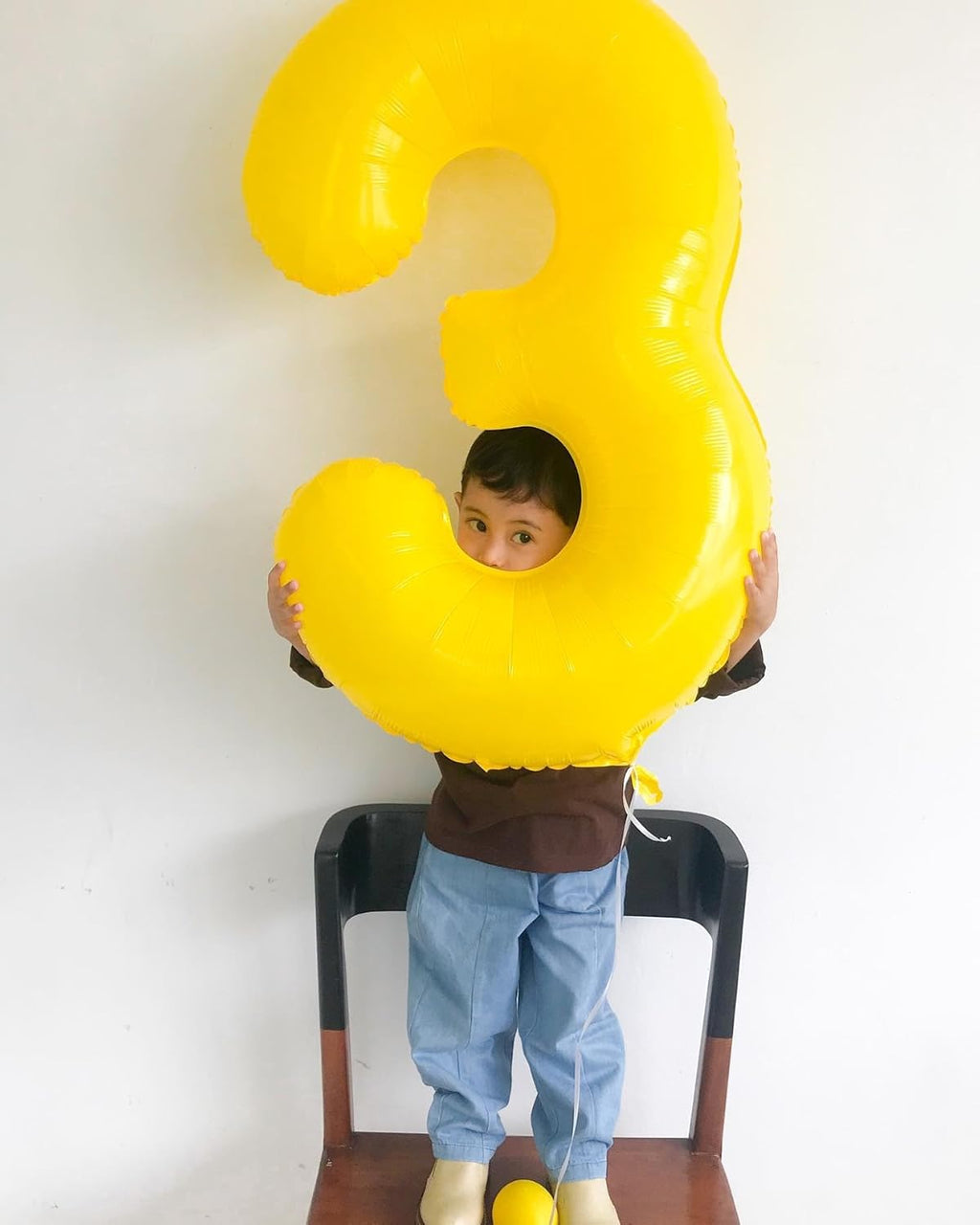 Number 2 Balloon - 40 Inch Yellow Birthday Decoration | Perfect for Second Birthday Party Supplies