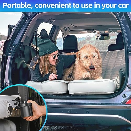 KAR4KLEANER Electric Air Pump for Inflatables - 110V AC/12V DC with 3 Nozzles