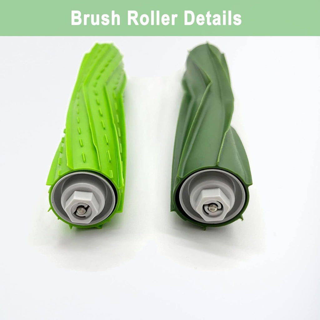 Tivcroxs Replacement Parts - Multi-Surface Rubber Brush Roller for iRobot Roomba Vacuum Cleaners | 4 Sets