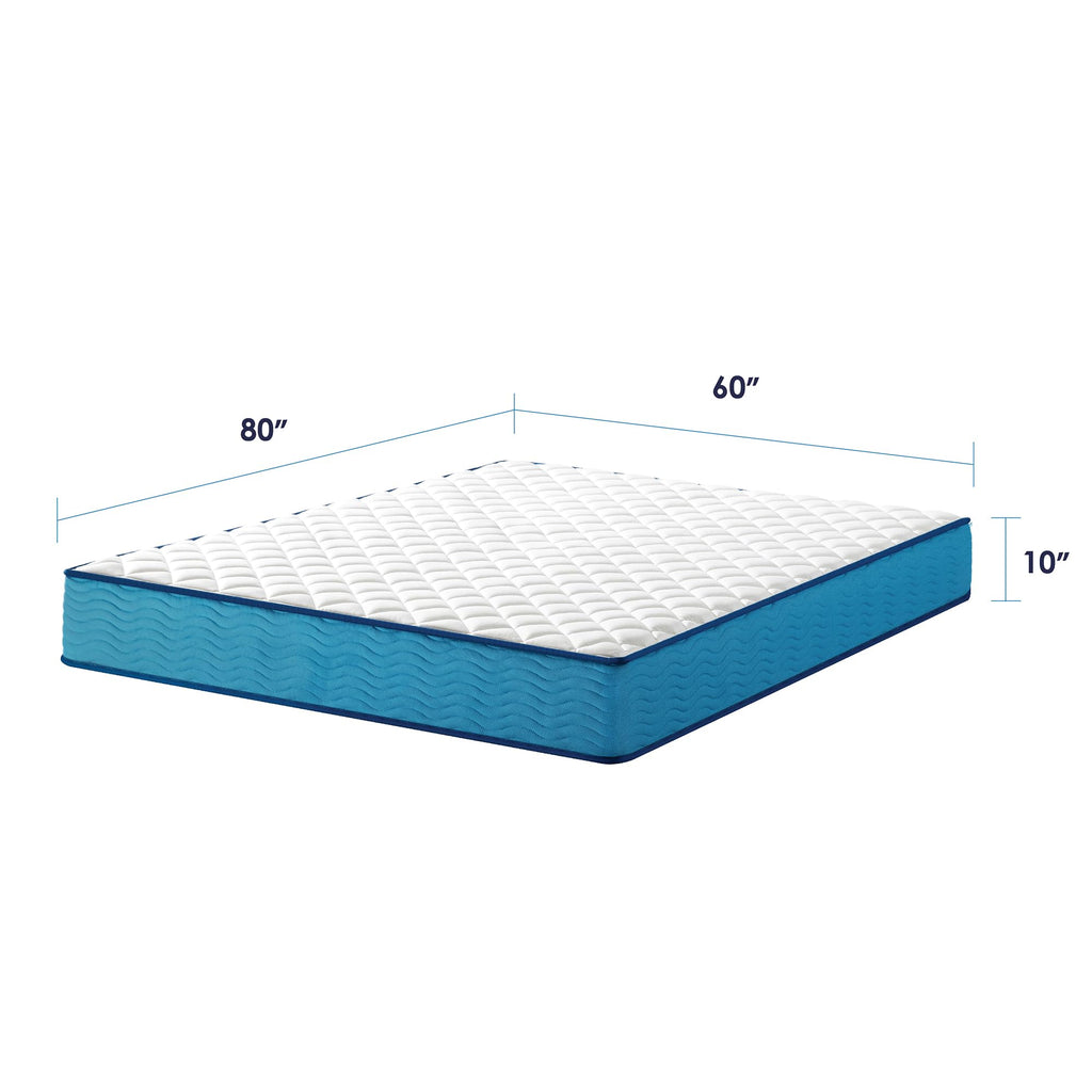 Best Price Mattress 10 Inch Hybrid Mattress, Tight Top, Supportive Foam, Pocketed Coils, Certified Safe Foams & Fabric, Mattress in a Box, Twin