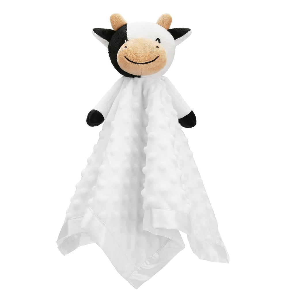 Pro Goleem Cow Security Blanket - Soft Lovey for Babies | 16-Inch Snuggle Toy for Boys & Girls