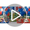 Soccer Cupcake Stand - 3 Tier Football Dessert Holder for Parties