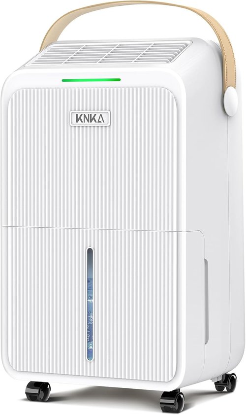 KNKA Dehumidifier - 2500 Sq.Ft Capacity with Intelligent Humidity Control & Drain Hose | Ideal for Home, Basement, & Large Rooms