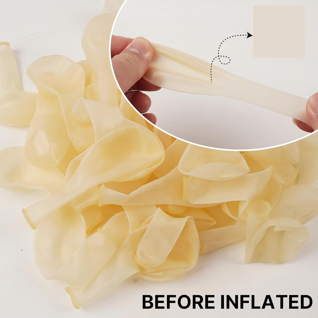 PartyWoo Clear Balloons - 50pcs 12 Inch Transparent Latex Helium Balloons for Celebrations