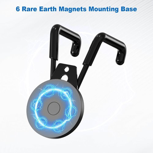 Heavy-Duty Magnetic Garage Hooks by [Brand Name] - Strong Tool & Utility Holders with Anti-Scratch Coating | Perfect for Garage & Workshop Storage