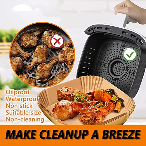 ZOWVAAM 5.5 Inch Air Fryer Paper Liners for 2-3Qt Mini Air Fryers