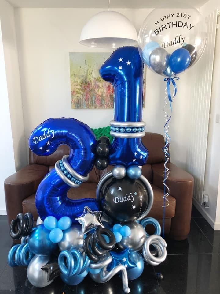 Number 9 Balloon - 40 Inch Night Blue Giant Birthday Decoration for Girls | Perfect for 9th, 19th, 29th Parties