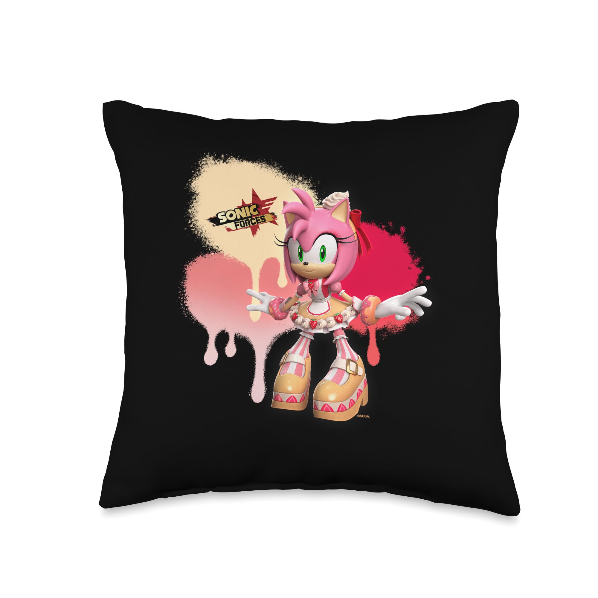 Sonic Forces - Dulce Amy Throw Pillow