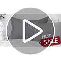 YIYEA King Pillow Cases Set of 2, Floral Brushed Microfiber, 20 x 36 Inch
