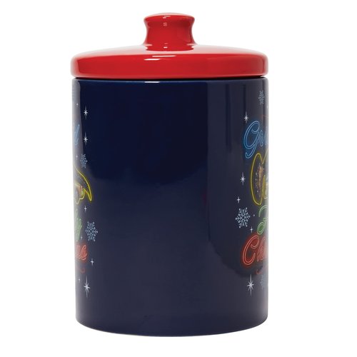 Department 56 National Lampoon's Christmas Vacation Griswold Family Christmas Treat Canister Storage Jar, 7.5 Inch, Multicolor