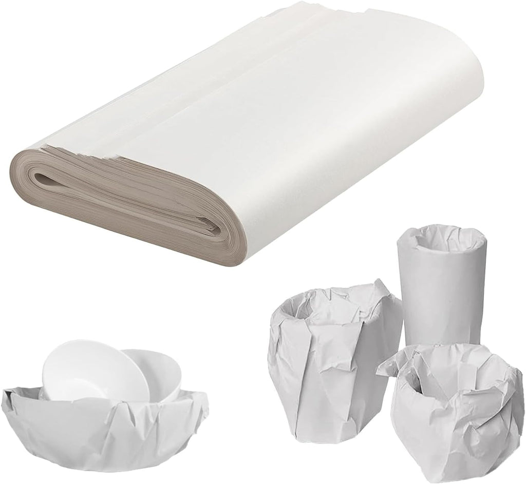 Packing Paper - 100 Sheets Newsprint for Moving & Wrapping | Essential Packing Supplies (12 x 24 in)