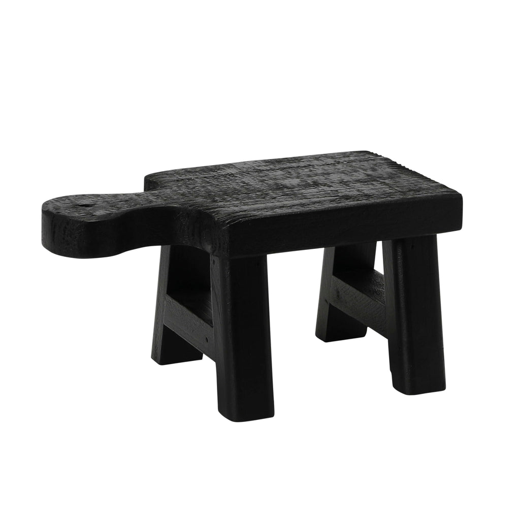 Creative Co-Op Decorative Wood Pedestal, Black