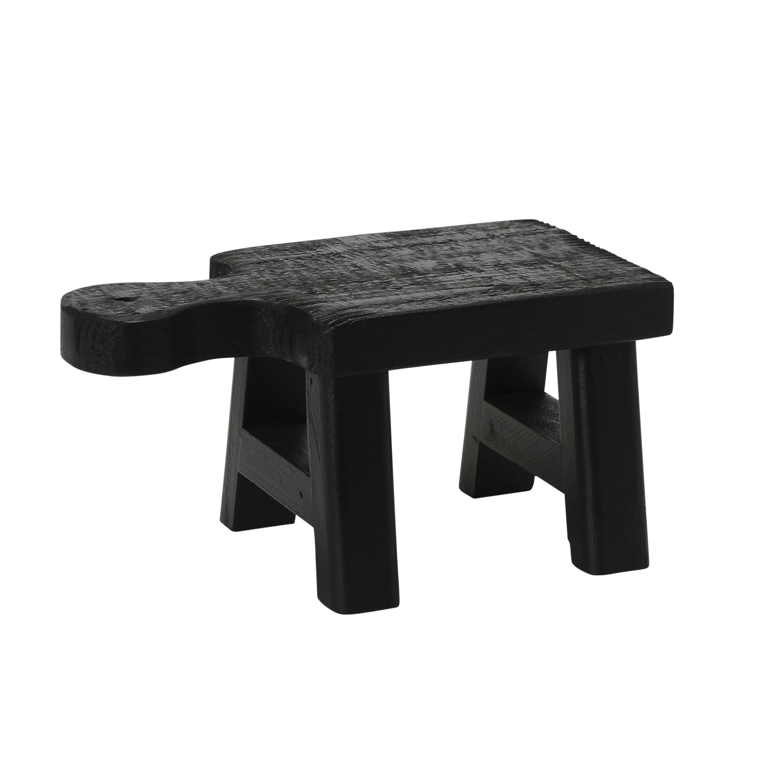 Creative Co-Op Decorative Wood Pedestal, Black