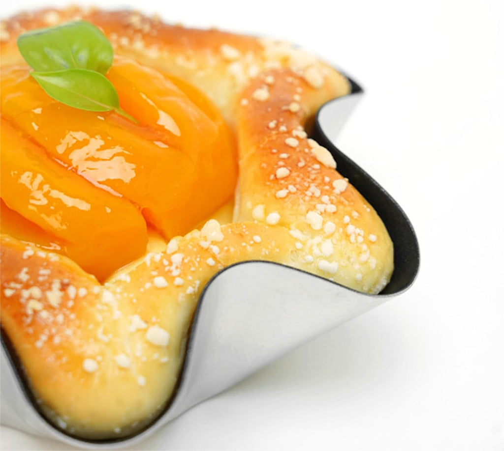 Tosnail Taco Shell Bowl Set - 8-Pack Non-Stick 6.5 Inch Tortilla Pan for Baking & Salads