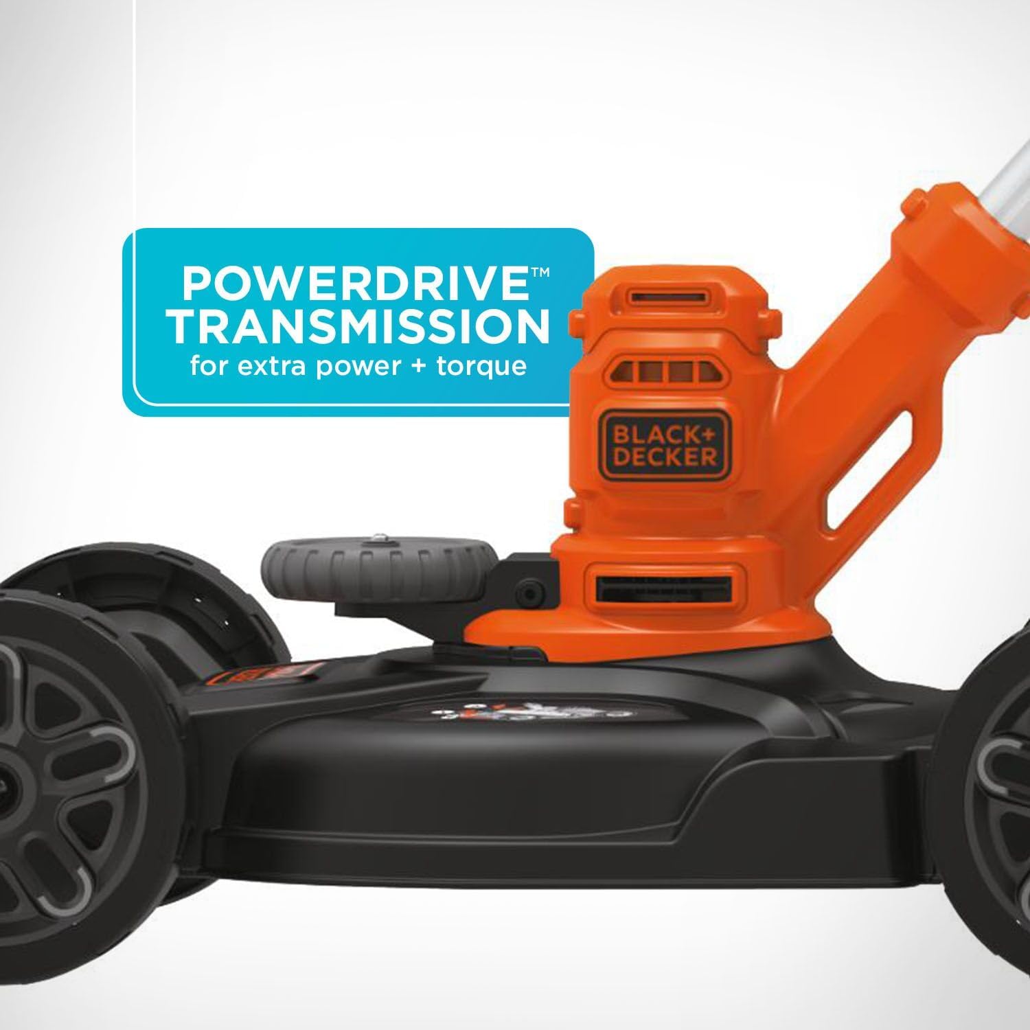 BLACK+DECKER 3-in-1 Electric Lawn Mower Combo - Corded 12-Inch, 6.5 Amp Weed Eater & Edger