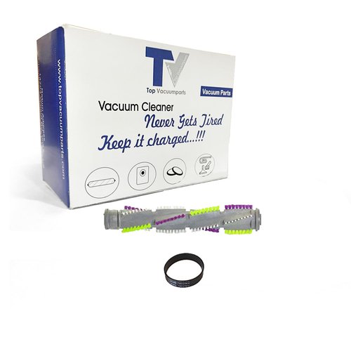 Replacement Part For Bissell Vacuum Cleaner 1 Brushroll with 1 Flat Belt for Models 2043U, 2043W, 2043, 20431, 20432, 20438