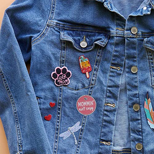 Simplicity Momin' Ain't Easy Iron-On Applique Patch - 1.75" D