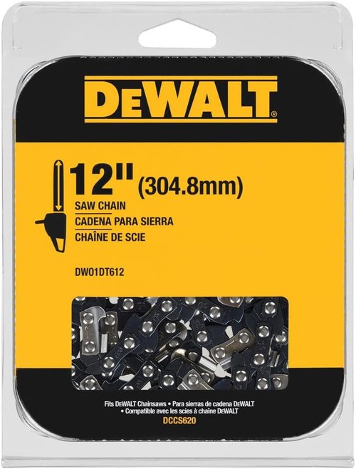 Dewalt 12-Inch Chain Saw Replacement Blade - Durable & Efficient Cutting Performance