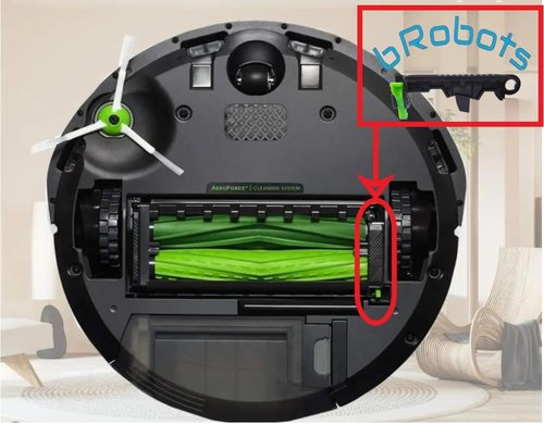 Genuine OEM Door Latch for iRobot Roomba Cleaning Head Module Part - i1 i2 i3 i4 i5 i6 i7 i8 i9 J7 J8 J9 J10 e5 e6 - Also fit Plus+ Models