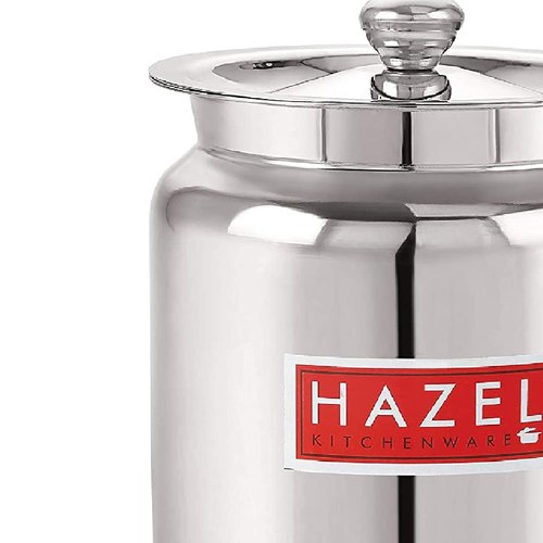 HAZEL 600 ML Stainless Steel Oil and Ghee Container for Kitchen | Multipurpose Oil Container