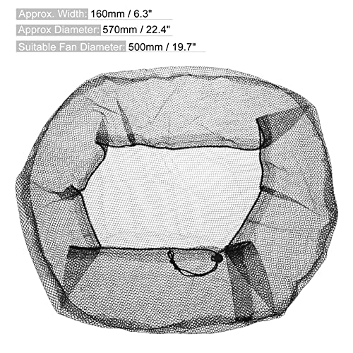 MECCANIXITY Washable Mesh Electric Fan Dust Cover - 19.7 Inch