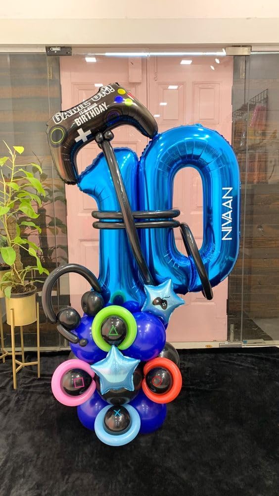 Number Balloons 40 Inch - Navy Blue 0 Balloon for Birthday Decorations | Perfect for Boys and Men