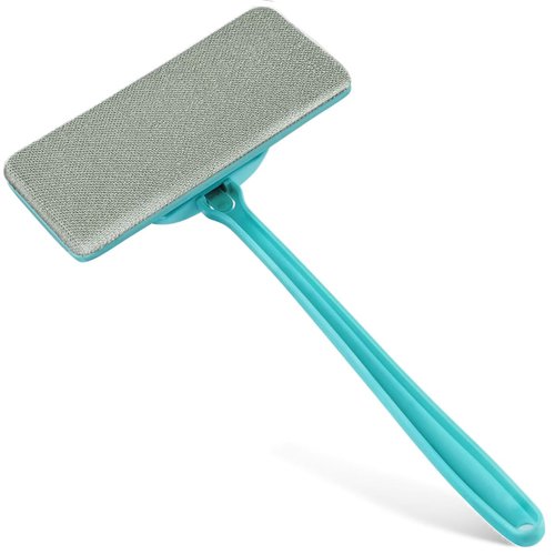 Whitelf Professional Window Screen Cleaner- Large Brush Face for Door Mesh Cleaning- Detachable Mesh Screen Cleaning Tool- Wet and Dry Dual-Use