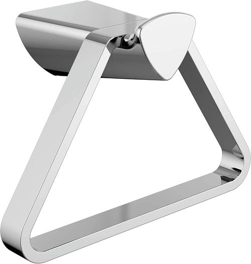 Delta Faucet Zura -towel Ring, Chrome, -bathroom-Accessories, 77446