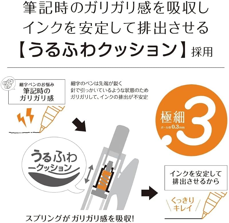 Zebra Sarasa Nano Gel Ballpoint Pen Set - 0.3mm Black (3-Pack)