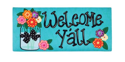 Evergreen Sassafras Doormat Insert Bundle & Tray Set of 5, Spring Summer Fall Winter Interchangeable Entrance Door mats Indoor and Outdoor Welcome Mat 30 x 18 Tray Non Slip Backing Low Profile