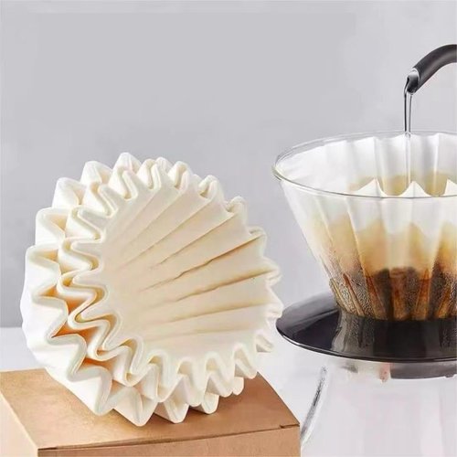 Commercial Coffee Filters - Extra Large 12 Cup Unbleached Filters (300ct) | 9.75" Diameter for Bunn Machines