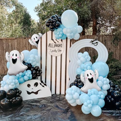 3PCS Ghost Foil Balloons for Halloween Party Decor