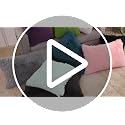 Fluffy King Size Pillowcases Set of 2 Faux Fur Covers - Sage