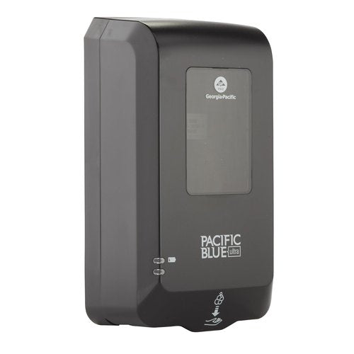 Georgia-Pacific (53590) Pacific Blue Ultra Automated Soap Dispenser, Black, Wall Mounted, Easy To Install & Maintain, Batteries Included