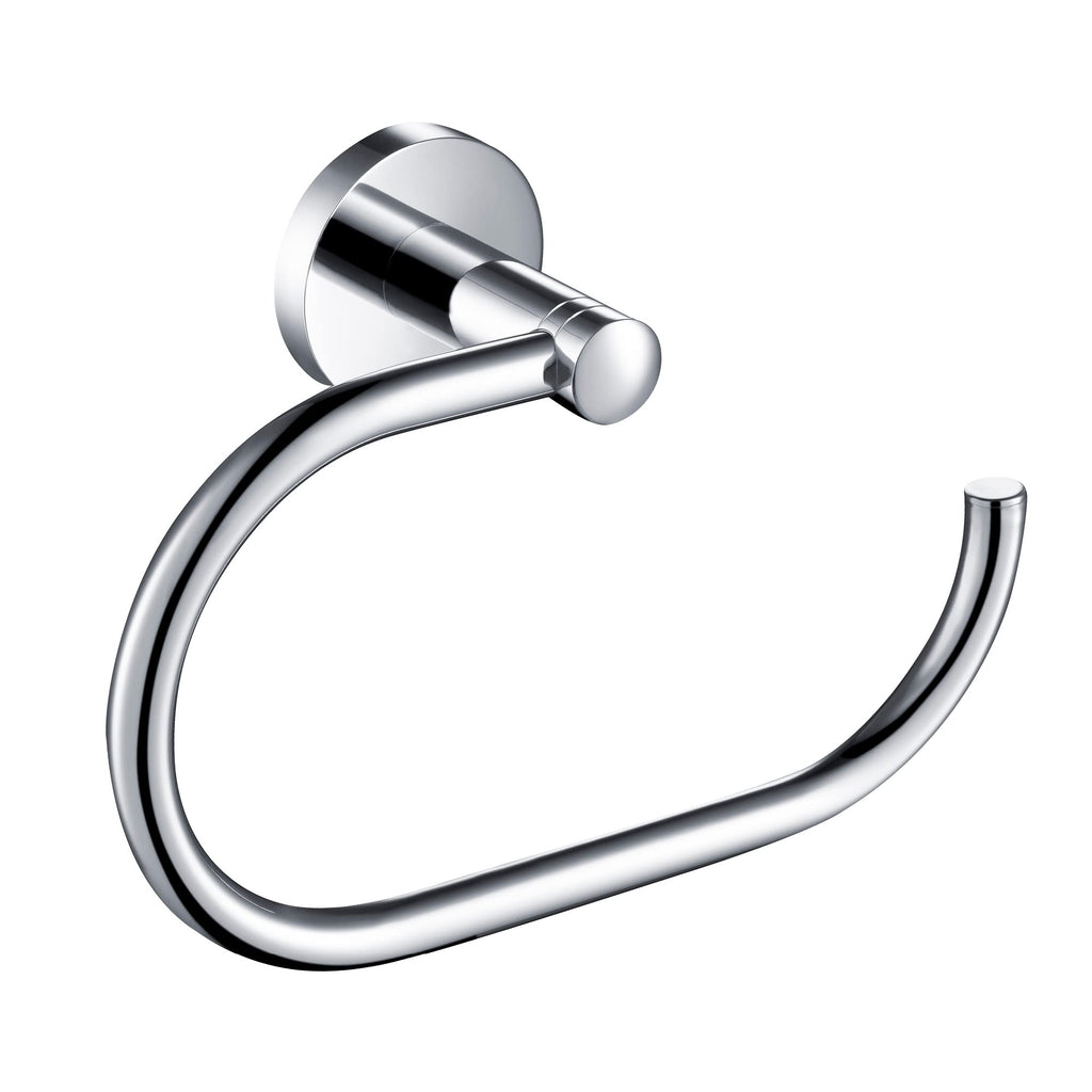KRAUS Elie Bathroom Towel Ring, Chrome Finish, KEA-18825CH