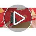Christmas Bathroom Rug Set with U-Shaped Toilet Cover - Festive Tree & Gift Design (Variation of THIS listing)