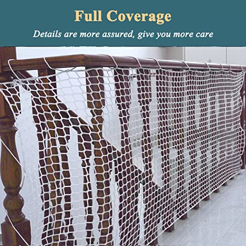 Bunk Bed Safety Netting for Kids & Pets - 0.5m x 1m, White