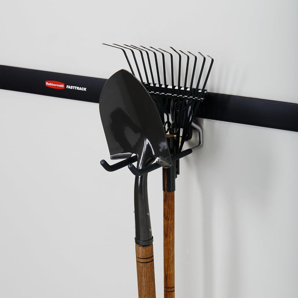 Rubbermaid Multi Hook Garage Storage System - Wall Mounted Utility Hooks (2 Pack)