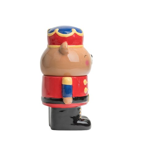 10 Strawberry Street Teddy Nutcracker Canister
