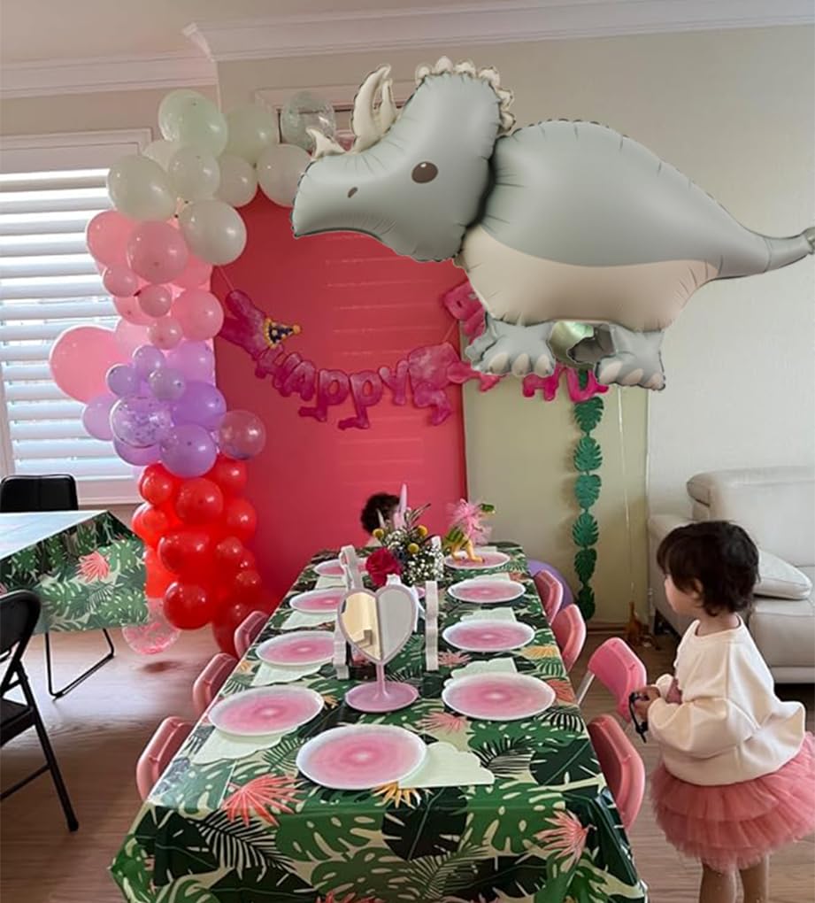 Giant 3D Dinosaur Balloons Self Standing Cute Dinosaur Balloons Birthday Party Decorations Supplies