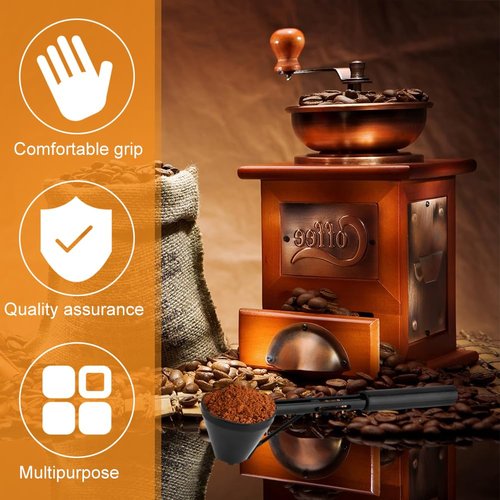 2PCS Measuring Scoop with Funnel for Water Bottles,10g Coffee Scoop-Funnel for K/Cups,Small-Funnel Scooper for Filling Formula Protein Powder Slide Bottom Scoop for Water Bottle