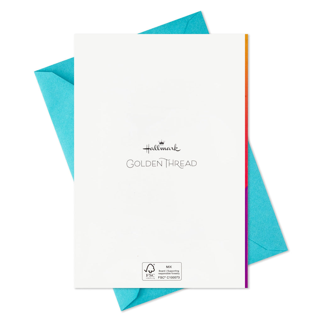 Hallmark Golden Thread Diwali Card Assortment (16 Cards with Envelopes)