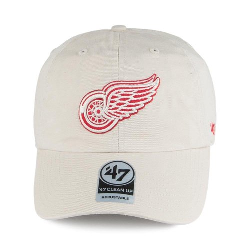 '47 NHL Detroit Red Wings Clean Up Adjustable Hat, One Size, Natural