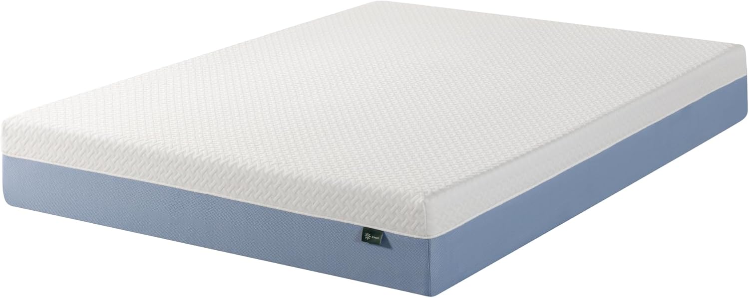 Zinus 10 Inch Full Memory Foam Mattress - Cooling Comfort, Fiberglass Free, Medium Feel, Safe Materials