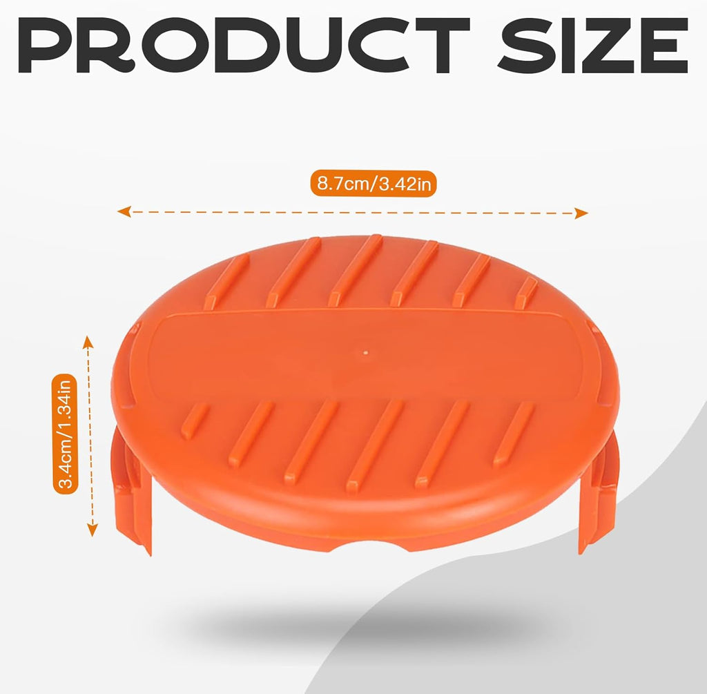 Black & Decker AF-100 Weed Eater Spool - 30ft 0.065" Automatic Feed | 8-Pack with Cap & Spring